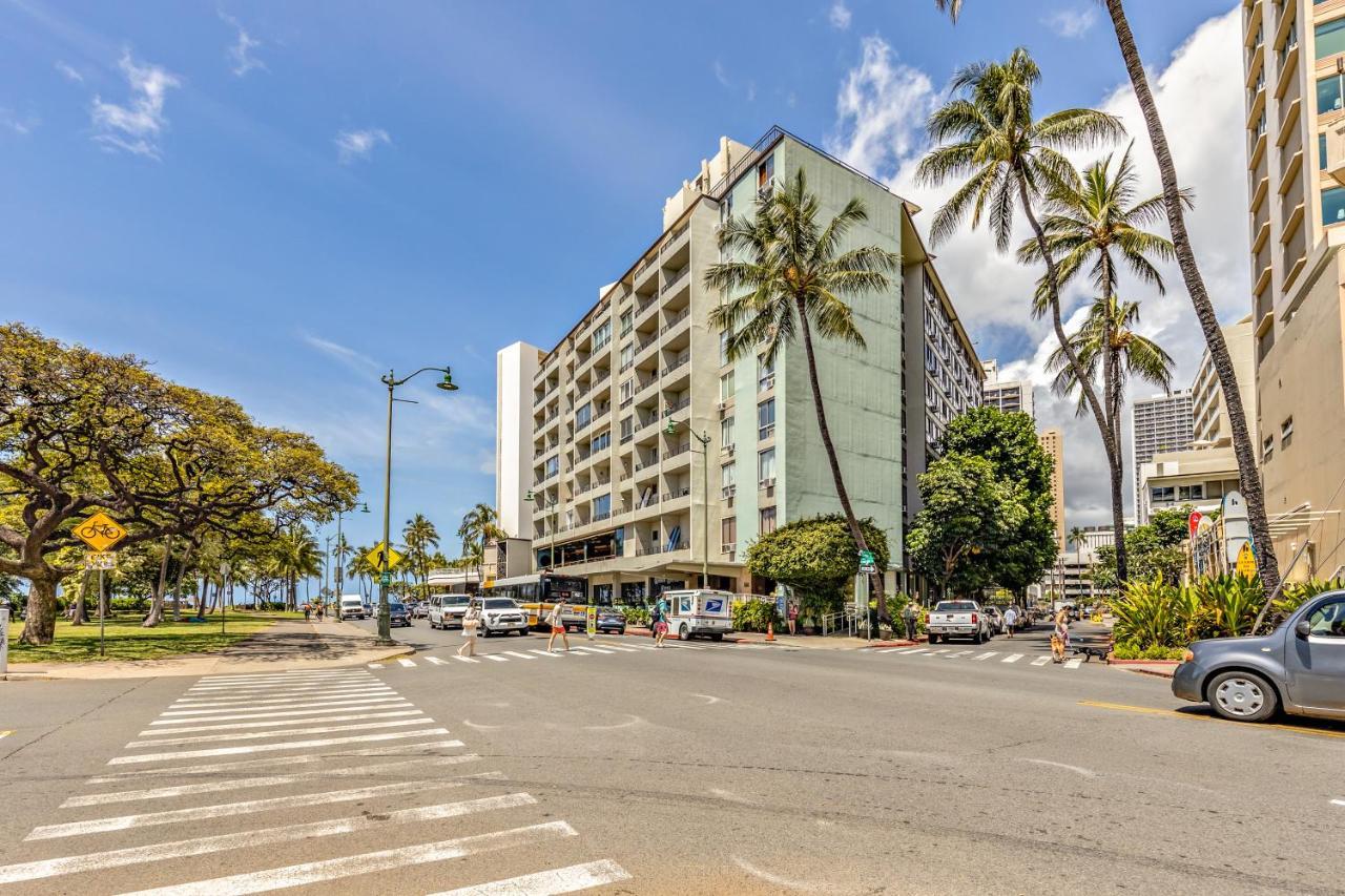 Inviting Waikiki Grand Hotel Room One Block To Beach! هونولولو المظهر الخارجي الصورة